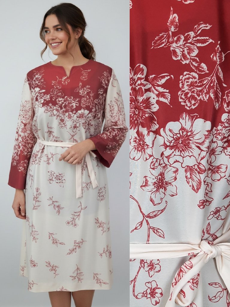 Vtg 70s Floral Dress  Amy Adams Brand